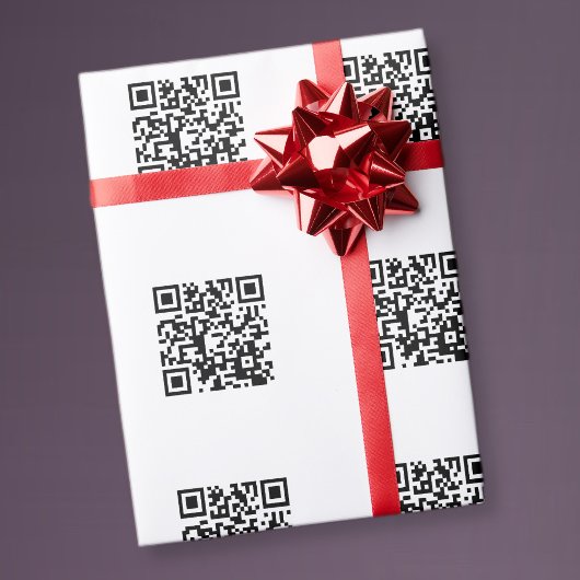 Papier Cadeau Créer instantanément un code QR avec Motif en mosa