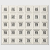 Papier Cadeau Créer instantanément un code QR numérisable pour l (Plat)