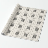 Papier Cadeau Créer instantanément un code QR numérisable pour l (Déroulé)