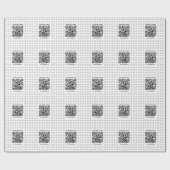 Papier Cadeau Créer instantanément un code QR scannable et un mo (Plat)