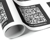 Papier Cadeau Créer un code QR moderne instantanément (Coin rond)