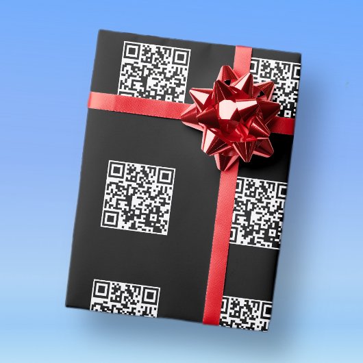 Papier Cadeau Créez instantanément un code QR avec un motif en m