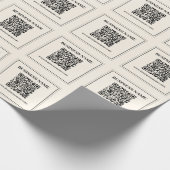 Papier Cadeau Créez instantanément un code QR scannable pour vot (Coin)