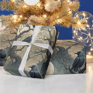 Papier Cadeau Créez vos propres corbeaux gothiques mystérieux pl