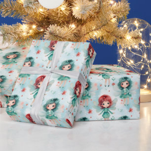 Papier Cadeau Créez vos propres fées de Noël