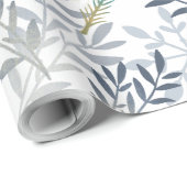 Papier Cadeau Créez vos propres flocons de neige Peacock (Coin rond)