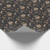 Papier Cadeau Créez vos propres visages dans le ciel céleste (Coin)