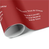 Papier Cadeau Créez Votre Propre (Coin rond)