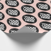 Papier Cadeau Créez votre propre Arrière - plan de logos répétit (Coin)