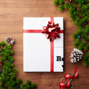 Papier Cadeau Créez votre propre blanc