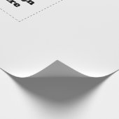 Papier Cadeau Créez votre propre blanc (Coin)