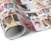 Papier Cadeau Créez votre propre collection de 14 photos (Coin rond)