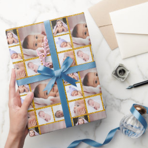 Papier Cadeau Créez votre propre collection de 6 photos Parties 