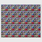 Papier Cadeau Créez votre propre collection de photo avec 9 (Plat)