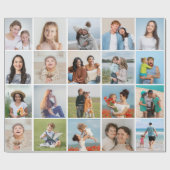 Papier Cadeau Créez votre propre collection de photos 20 (Plat)