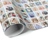 Papier Cadeau Créez votre propre collection de photos 25 (Coin rond)