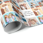 Papier Cadeau Créez votre propre collection de photos 8 Ajouter (Coin rond)