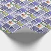 Papier Cadeau Créez votre propre collection de photos violet (Coin)