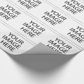 Papier Cadeau Créez votre propre conception et votre propre text (Coin)