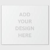 Papier Cadeau Créez votre propre design 30'' x 60'' brillant (Plat)