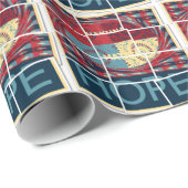 Papier Cadeau Créez votre propre design d'art de texte d'espoir  (Coin rond)