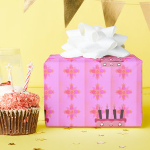 Papier Cadeau Créez votre propre fête d'anniversaire heureux