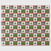 Papier Cadeau Créez votre propre nom de famille (Plat)