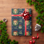 Papier Cadeau Créez votre propre photo Merry Christmas monogramm<br><div class="desc">Créez votre propre photo Papier à envelopper Papier à taper Nice pour vos cadeaux de Noël. Vous pouvez ajouter vos propres photos,  texte et nom pour personnaliser.</div>