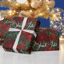 Créez Votre Propre Rouge Vert Hiver Yule Houx