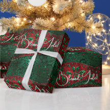 Créez Votre Propre Rouge Vert Velvety Yule Holly