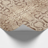 Papier Cadeau Crème Anaconda Anaconda Exotic Snakeskin (Coin)