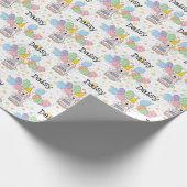 Papier Cadeau Crème blanc Cockapoo Cavapoo Chien Anniversaire (Coin)