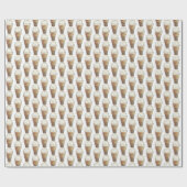 Papier Cadeau Crème de glace dure Vanille Scoop Cake Cone Desser (Plat)