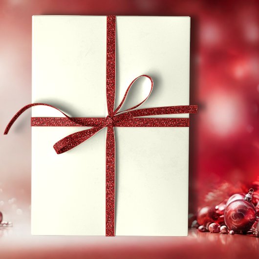 Papier Cadeau Crème de jour de neige solide