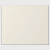 Papier Cadeau Crème de Noël blanc flacons de neige mignonette (Plat)