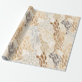 Papier Cadeau Crème de plage Mariage animal Abstrait (Déroulé)