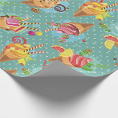 Papier Cadeau Crème glacée (Coin)