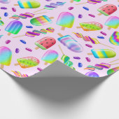 Papier Cadeau Crème glacée (Coin)