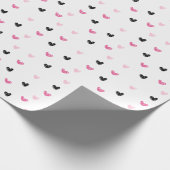 Papier Cadeau Crème glacée Coeurs Scoop Papier d'enveloppement d (Coin)