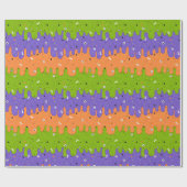 Papier Cadeau Crème glacée d'Halloween (Plat)