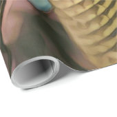 Papier Cadeau crème glacée froide cool (Coin rond)