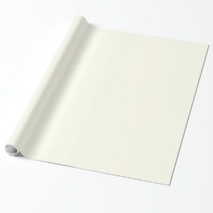 Papier Cadeau Crème non blanche Lait Neutre Couleur solide
