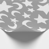 Papier Cadeau Crescent Moons et étoiles (Coin)