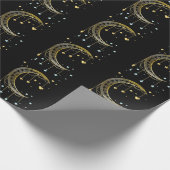 Papier Cadeau Crescent Sun Spiritualité Lune Kawaii (Coin)