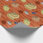 Papier Cadeau Creusage de palourdes (Coin)