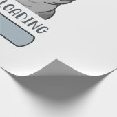 Papier Cadeau Cri Chargement du gris africain (Coin)