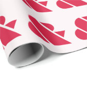 Papier Cadeau Crimson Braggadocio (Coin rond)