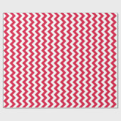 Papier Cadeau Crimson Chevron (Plat)