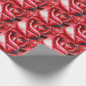 Papier Cadeau Crimson Glory Rose Valentine's Day emballage papie (Coin)