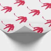 Papier Cadeau Crimson Red Hockey (Coin)